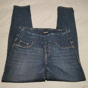 Jordache Medium Wash Pull-On Skinny Jeggings
